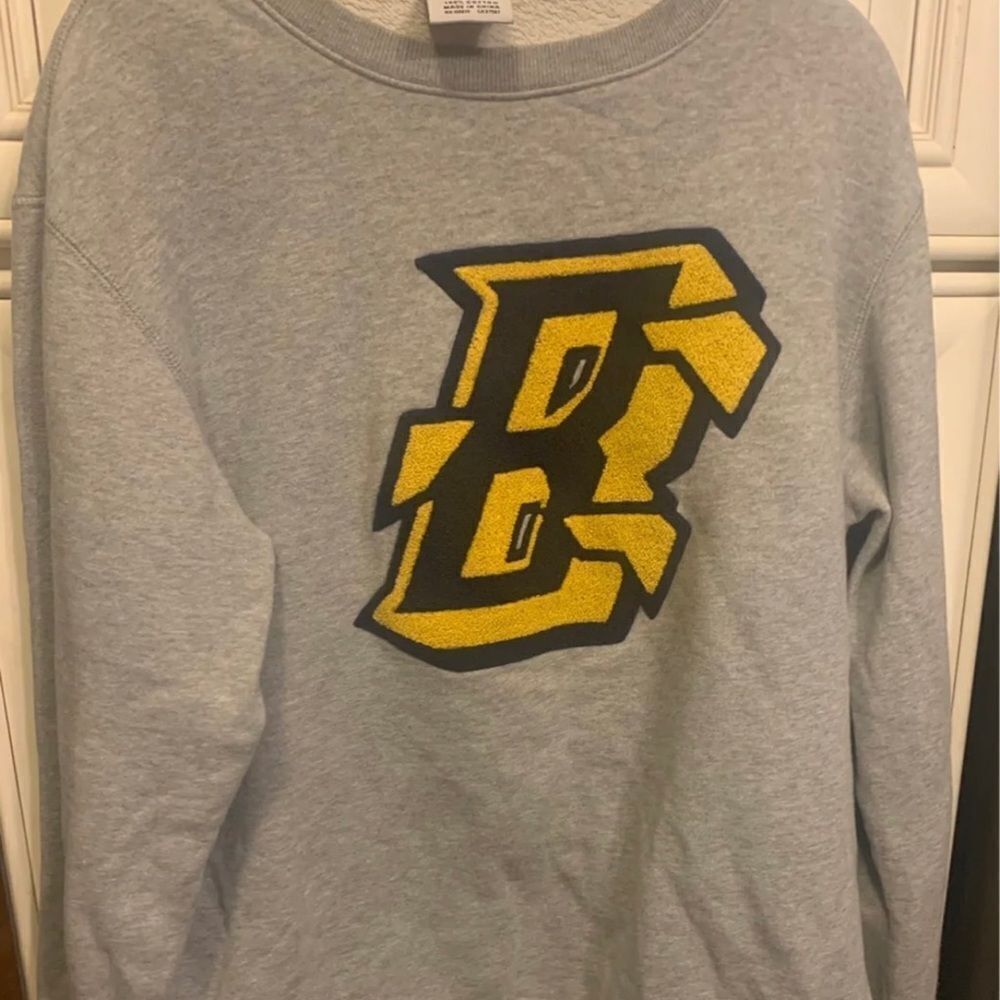 Billionaire Boys Club LETTERS Hoodie Gray Sz L